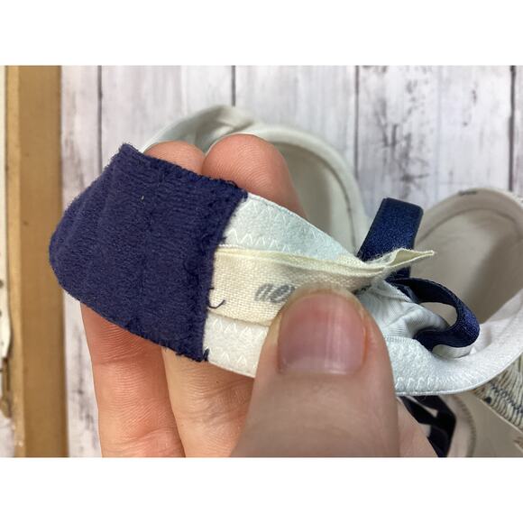 Aerie Women Katie Bra Size 34D Blue White Stripes Dot Print Lightly Lined - Picture 3 of 5